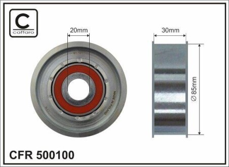 Ролик - CAFFARO 500100