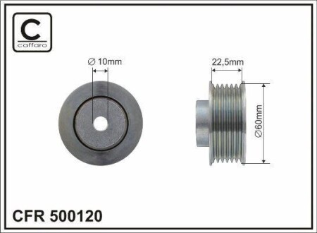 Rolka prowadzґca suzuki - (4916065D40) CAFFARO 500120