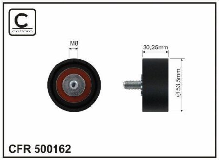 Ролик п/клин. ремня MB E(W211), ML(W164), S(W221) - CAFFARO 500162