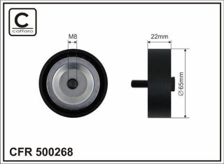 Ролик п/клин. ремня MB Sprinter 06-, MI Colt -12 - (1341A001) CAFFARO 500268
