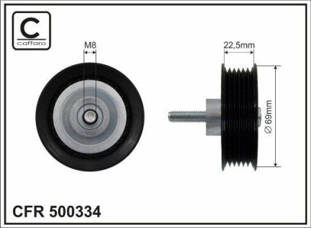 Ролик - CAFFARO 500334