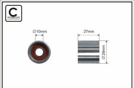 Направляющий ролик - CAFFARO 500417
