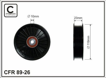 Rolka prowadzca ford - (9458470) CAFFARO 8926