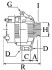 ГЕНЕРАТОР FORD MAVERICK 3.0I 01- MAZDA TRIBUTE 3.0I 00- - ((1L8U10300CD, 1L8U10300CE, 1L8Z10346CB, AJ0318300A, AJ0318300B)) CARGO 112961 (фото 2)