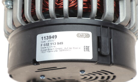 Фото 3 - Генератор CARGO F 032 113 949 (F032113949)