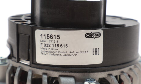 Фото 3 - Генератор CARGO F 032 115 615 (F032115615)