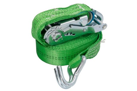 Ремінь для транспортування з тріскачкою, кількість крючків: 2 шт 6м/(5,7+0,3м), номінальна напруга: 40daN, сила: 400daN, транспортувальний - CARGOPARTS PK06M-02-0.4T