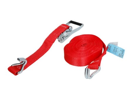 Ремінь для транспортування з тріскачкою, кількість крючків: 2 шт 10м/(9,5+0,5м), номінальна напруга: 300daN, сила: 2500/5000daN, транспортувальний - CARGOPARTS PK10M-01-5T