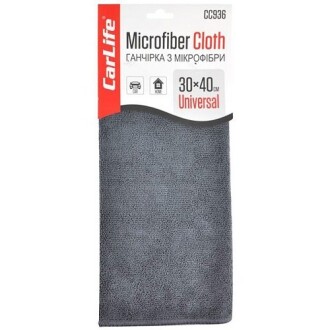Ганчірка з мікрофібри універсальна, 30х40 см. - CarLife CC936