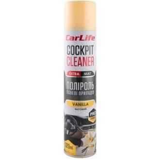 Поліроль для салону Cockpit Cleaner Extra Mat, 320мл - CarLife CF340 (фото 1)