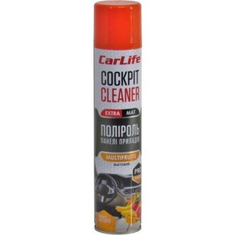 Поліроль для салону Cockpit Cleaner Extra Mat, 320мл - CarLife CF345