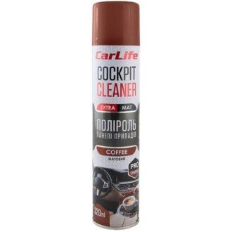 Поліроль для салону Cockpit Cleaner Extra Mat, 320мл - CarLife CF346