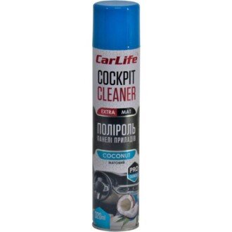 Поліроль для салону Cockpit Cleaner Extra Mat, 320мл - CarLife CF347