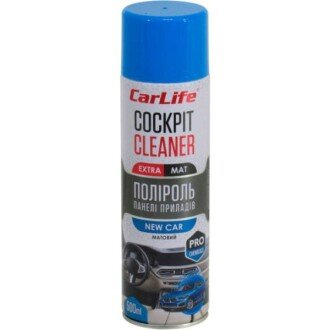 Поліроль для салону Cockpit Cleaner Extra Mat, 500мл - CarLife CF524 (фото 1)