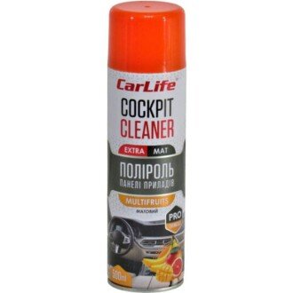 Поліроль для салону Cockpit Cleaner Extra Mat, 500мл - CarLife CF525