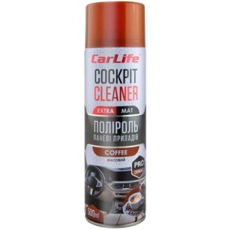 Полироль для салона Cockpit Cleaner Extra Mat, 500мл - CarLife CF526 (фото 1)