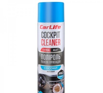 Поліроль пластика Cockpit Cleaner EXTRA MAT кокос 500мл - CarLife CF527