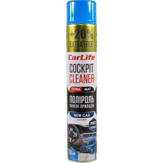 Поліроль для салону Cockpit Cleaner Extra Mat, 750мл - CarLife CF774