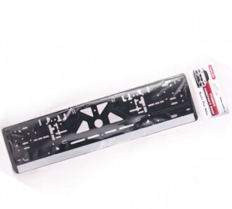 Рамка номерного знака срібляста смуга - CarLife NH03