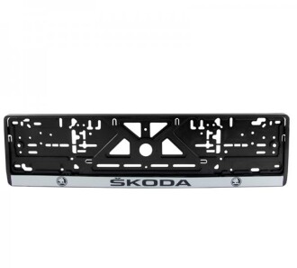 Рамка номерного знака Skoda - CarLife NH13
