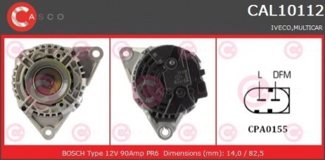 Генератор - (500317543, 500317453, 1516489R) CASCO CAL10112AS