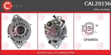 Генератор - (6204251, 6204183, 8973551980) CASCO CAL20156AS