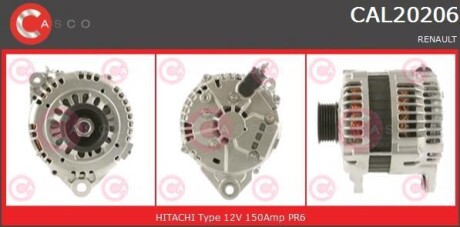 Генератор - (8200207287, 8200228289, 8200299173) CASCO CAL20206AS