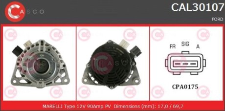 Генератор - (1079312, 1126051, 1144182) CASCO CAL30107AS