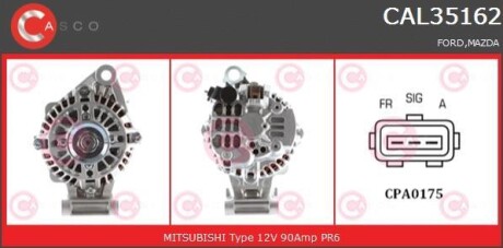 Генератор - (1140139, 1436603, 1592234) CASCO CAL35162AS