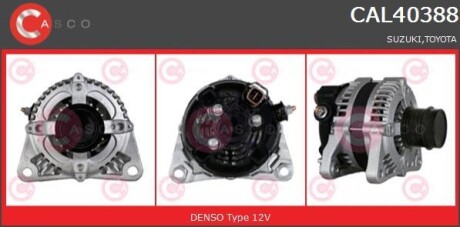 Alternator 12v 120a - (3117167J00, 3140067J00000, 3140067J10000) CASCO CAL40388AS