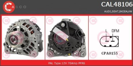 Генератор - CASCO CAL48106AS