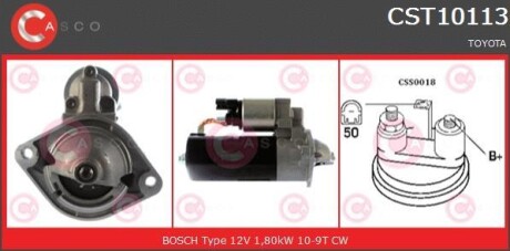 Стартер - (281000B010, 281000B020, 281000G010) CASCO CST10113AS