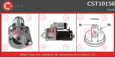 Стартер - (1363451, 7700103386, 8111302) CASCO CST10158AS