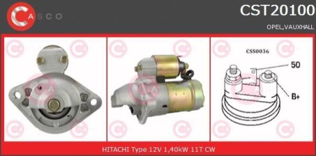 Стартер - (1202157, 8971502040, 8971502041) CASCO CST20100AS