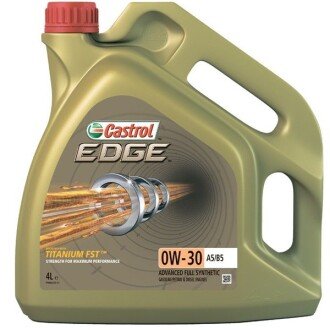 Моторное масло Edge Titanium A5, B5, A5/B5 0W-30, 4 л (/15333F/156E3F) - CASTROL 1531B1