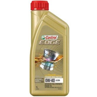 Моторное масло Edge Titanium A3/B4 0W-40, 1 л (/156E8B) - CASTROL 15336D (фото 1)