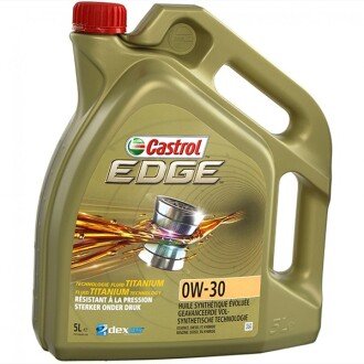 Моторное масло Edge Titanium C3 0W-30, 5 л - CASTROL 1533DD