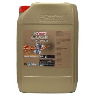 Моторна олива Edge Turbo Diesel Titanium 5W-40, 20 л - CASTROL 1535B1 (фото 1)