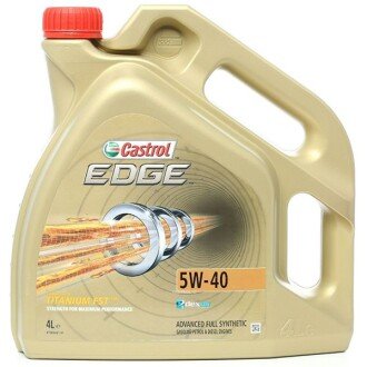 Моторное масло Edge Titanium C3 5W-40, 4 л - (0888080836, GS55502M4, GS55505M4) CASTROL 1535F3 (фото 1)