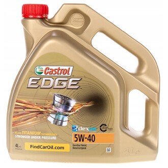 Моторна олива Edge Titanium C3 5W-40, 4 л (157B1C/153BE1) - CASTROL 1535F4