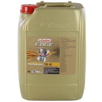 Моторна олива Edge Titanium C3 5W-40, 20 л - CASTROL 1535FD (фото 1)