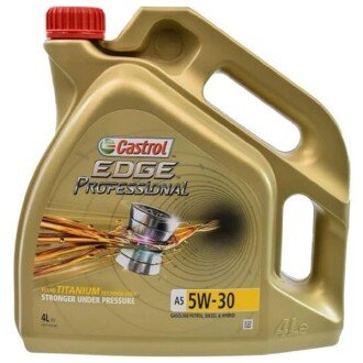 Моторна олива Edge Professional Titanium A5 5W-30, 4 л - CASTROL 15374E