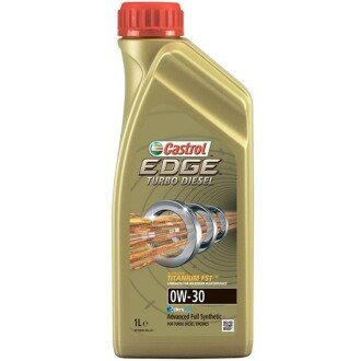 Моторное масло Edge Turbo Diesel Titanium 0W-30, 1 л - CASTROL 157E4F