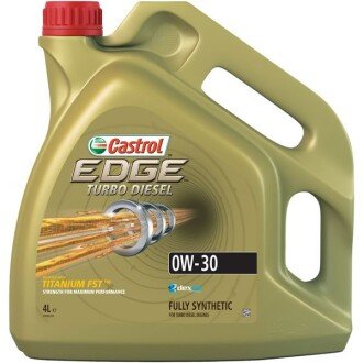 Моторное масло Edge Turbo Diesel Titanium 0W-30, 4 л - CASTROL 157E5C