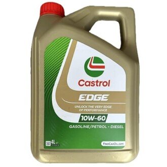 Моторное масло Edge Supercar 10W-60, 4 л (15A008/15A0B2/15A006) - CASTROL 1595CD