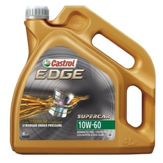 Моторна олива Edge Supercar 10W-60, 4 л (1595CD/15A008/15A0B2) - CASTROL 15A006