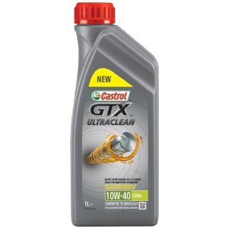 Моторна олива GTX Ultraclean A3/B4 10W-40, 1 л (15A4CF) - CASTROL 15A4DE (фото 1)