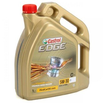 Моторна олива Edge Professional Titanium C1 Jaguar/Land Rover 5W-30, 5 л - CASTROL 15B943 (фото 1)