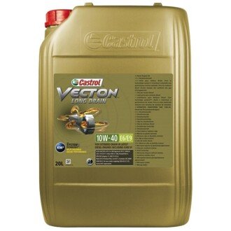 Моторное масло Vecton E6/E9 10W-40, 20 л (157AEA) - (05200484A0) CASTROL 15B9D1