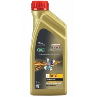 Моторное масло Edge Professional Titanium C1 Jaguar/Land Rover 5W-30, 1 л (1537EE) - CASTROL 15C5C8